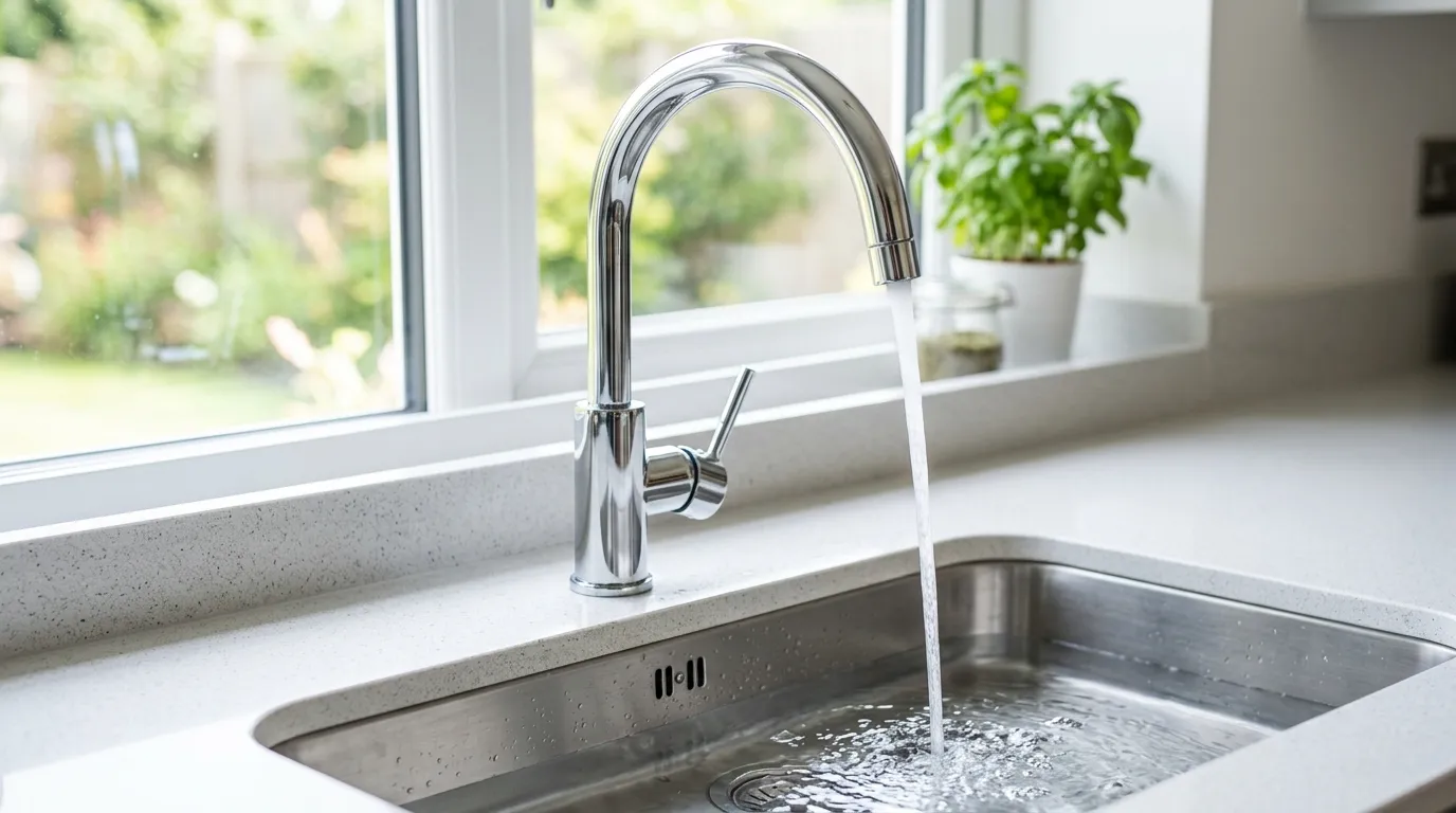 Local Plumbing Master Pros same day plumber fixing a faucet in Covington, GA